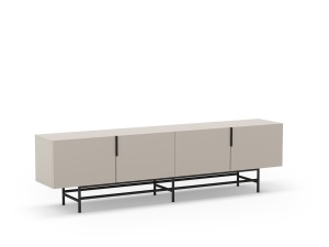 Comoda TV crem din metal 200 cm Eldia Quiet Object