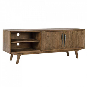 Comoda TV maro din lemn 152 cm Sherman Bizzotto