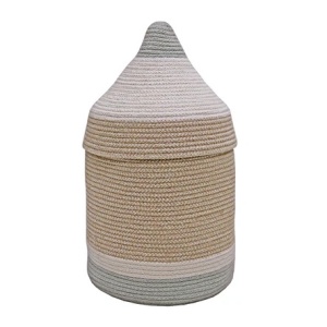 Cos cu capac multicolor din bumbac Pencil Sage Lorena Canals