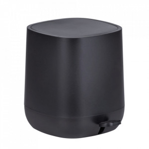 Cos de gunoi din plastic negru 6.5 L Davos Wenko