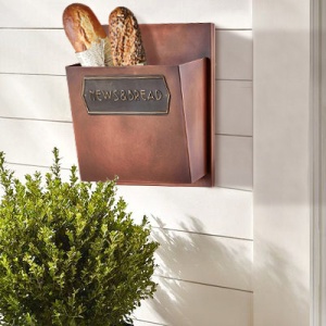 Cos pentru paine maro alama din metal GLV0525 The Home Collection