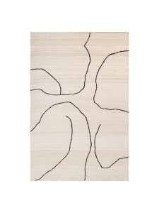 Covor alb antic din fibre naturale 170x240 cm Gesso Ferm Living