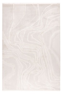 Covor bej/argintiu din fibre sintetice Jardin Kotu Pierre Cardin Lalee (diverse dimensiuni)