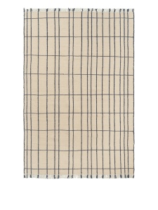 Covor bej/indigo din fibre naturale 200x300 cm Sen Ferm Living