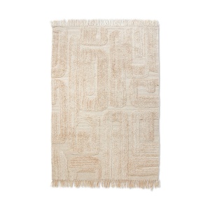 Covor crem din fibre 160x230 cm Limas HKliving
