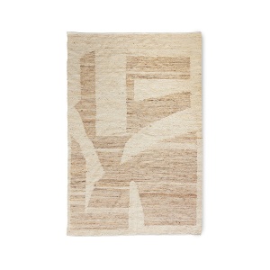 Covor crem din fibre naturale 180x280 cm Contour HKliving