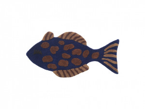 Covor / Decoratiune de perete pentru copii 38x78 cm Blue Fish Ferm Living