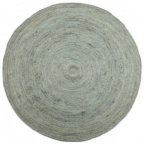 Covor gri din fibre naturale 200 cm Hevra Thai Natura