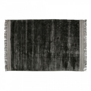 Covor gri din viscoza si bumbac 170x240 cm Ravel Anthracite BePureHome