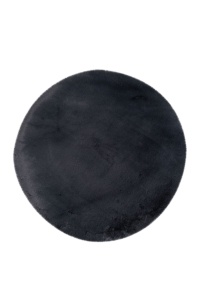 Covor gri grafit din fibre sintetice 120 cm Heaven Lalee