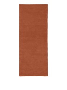 Covor maro/rosu din fibre naturale 80x200 cm Stille Ferm Living
