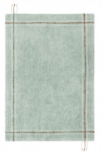 Covor pentru copii albastru din bumbac 90x130 cm Cuisine Lorena Canals
