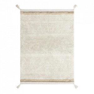 Covor pentru copii bej din bumbac 120x160 cm Bloom Lorena Canals
