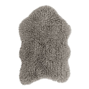 Covor pentru copii gri din fibre naturale 75x110 cm Woolly Lorena Canals