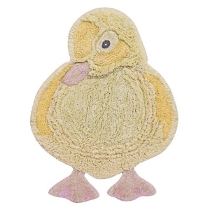 Covor pentru copii multicolor din bumbac 95x120 cm Ducky Lorena Canals
