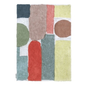 Covor pentru copii multicolor din fibre naturale 170x240 cm Abstract Lorena Canals