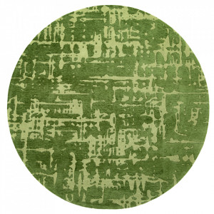 Covor verde din fibre sintetice 240 cm Baobab Perrier's Green Louis de Poortere