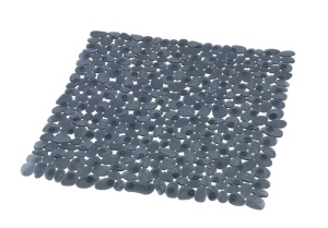 Covoras baie gri antracit din plastic 54x54 cm Paradise Wenko