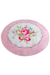 Covoras de baie multicolor din fibre sintetice 100 cm Rena Djt The Home Collection