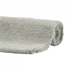 Covoras pentru baie gri din bumbac 60x60 cm Alma Aquanova