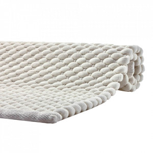 Covoras pentru baie ivoriu din bumbac 60x60 cm Maks Aquanova