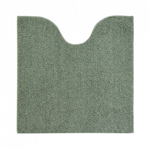 Covoras pentru toaleta verde din fibre sintetice 60x60 cm Loa Aquanova