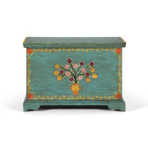 Cufar multicolor din lemn Flowers Giner y Colomer