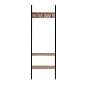 Cuier maro/negru din metal Nina The Home Collection