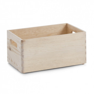 Cutie depozitare maro din lemn de pin 20x30 cm Softwood Zeller