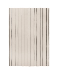 Cuvertura alb antic/neagra din bumbac 180x260 cm Twill Ferm Living