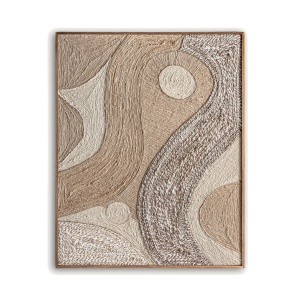 Decoratiune de perete maro din lemn 120x150 cm Zeus Vical Home