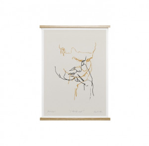 Decoratiune de perete multicolor din hartie Think 01 Paper Collective