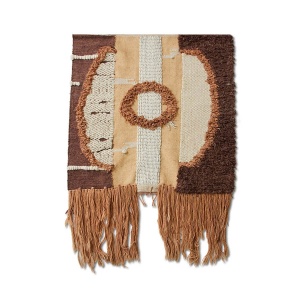 Decoratiune de perete multicolora din fibre naturale 120x168 cm Beach Shack HKliving