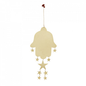 Decoratiune suspendabila aramie din metal Bealieu Madam Stoltz