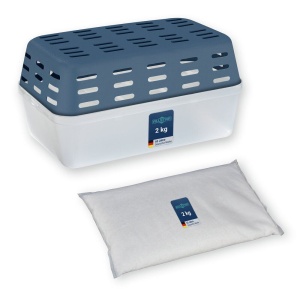 Dezumidificator alb/albastru din plastic Lufeu Wenko