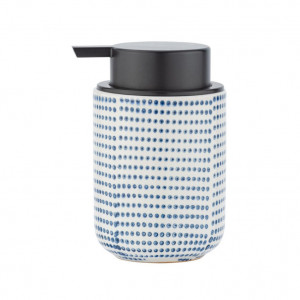 Dispenser sapun lichid alb/albastru din ceramica 300 ml Nole Wenko