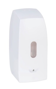 Dispenser sapun lichid de perete alb din plastic 500 ml Tirano Wenko