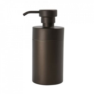 Dispenser sapun lichid maro din aluminiu 8x18 cm Bush House Doctor