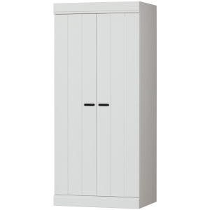 Dulap alb din lemn 175 cm Connect Woood