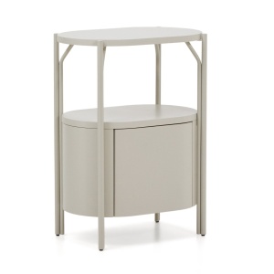 Dulap baie alb din metal Arely Small Kave Home