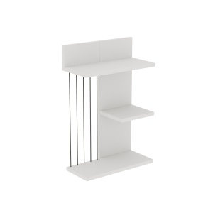 Etajera de perete alba 60 cm Kinik The Home Collection