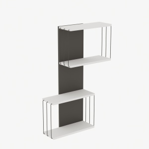 Etajera de perete alba 96 cm Destan The Home Collection