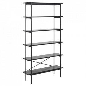 Etajera din metal negru 172 cm Angus Quiet Object