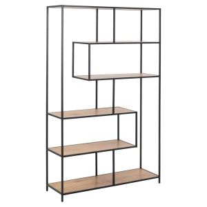 Etajera maro/neagra din metal 185 cm Seaford Peter Quiet Object
