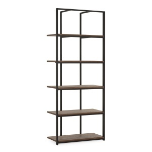 Etajera maro/neagra din metal 200 cm Elmo Thai Natura