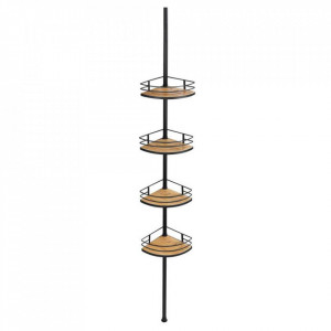 Etajera telescopica pentru baie din bambus maro 275 cm Dolcedo Wenko