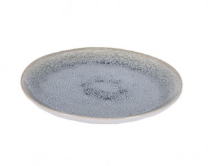 Farfurie alba/albastru deschis din ceramica pentru desert 20,7 cm Sachi Kave Home
