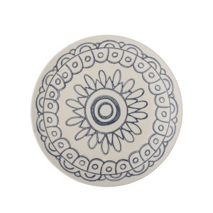 Farfurie intinsa albastra din ceramica 20 cm Maple Creative Collection