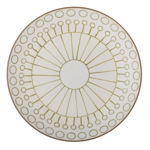 Farfurie intinsa verde din ceramica 26 cm Maple Creative Collection