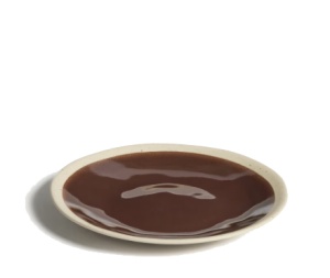 Farfurie pentru desert bej/maro din ceramica 23 cm Nale Kave Home